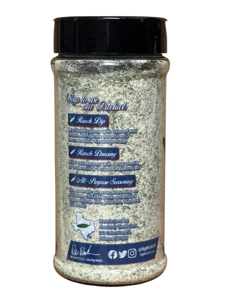Big Wick’s | Smoked Jalapeño Ranch Mix