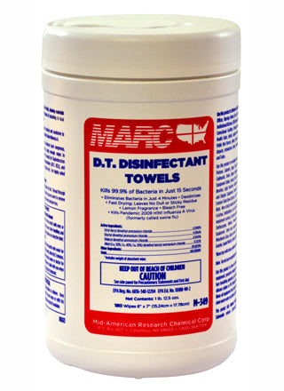 MARC 349 D.T. Disinfectant Towels