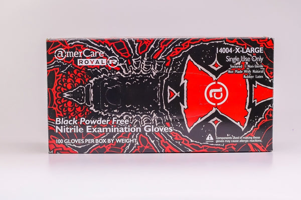 Black Widow Powder-Free Nitrile Gloves
