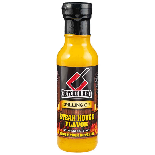 Butcher BBQ - Grilling Oil: Steak House Flavor 12oz.