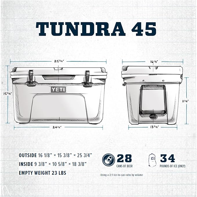 YETI® | TUNDRA® 45 HARD COOLER