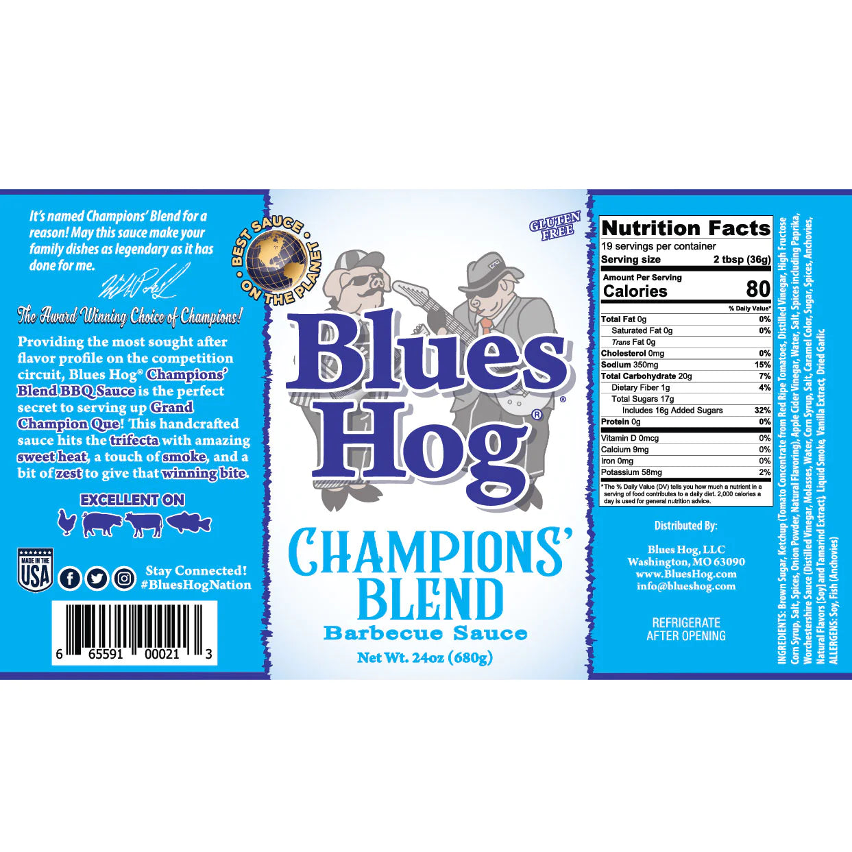 Blues Hog | Champions' Blend BBQ Sauce