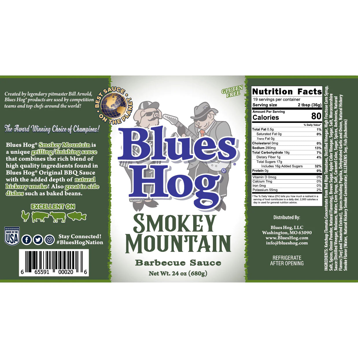 Blues Hog | Smokey Mountain Sauce