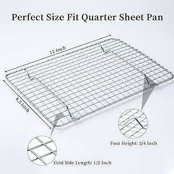 Stainless Steel Footed Wire Cooling Rack