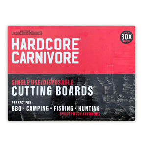 Hardcore Carnivore - Large Disposable Cutting Board - 18