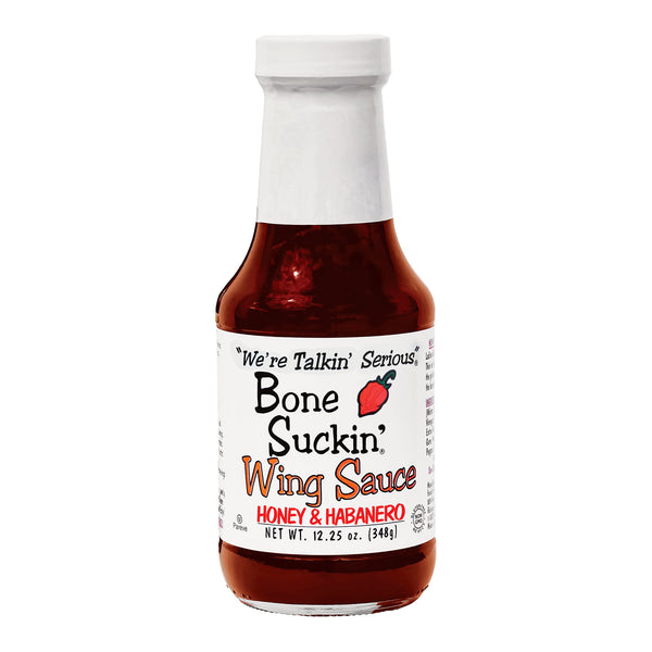 Bone Suckin’® Wing Sauce, Honey & Habanero 12.25 oz. Jar