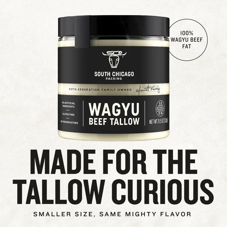 South Chicago Packing | Wagyu Beef Tallow Glass Jar