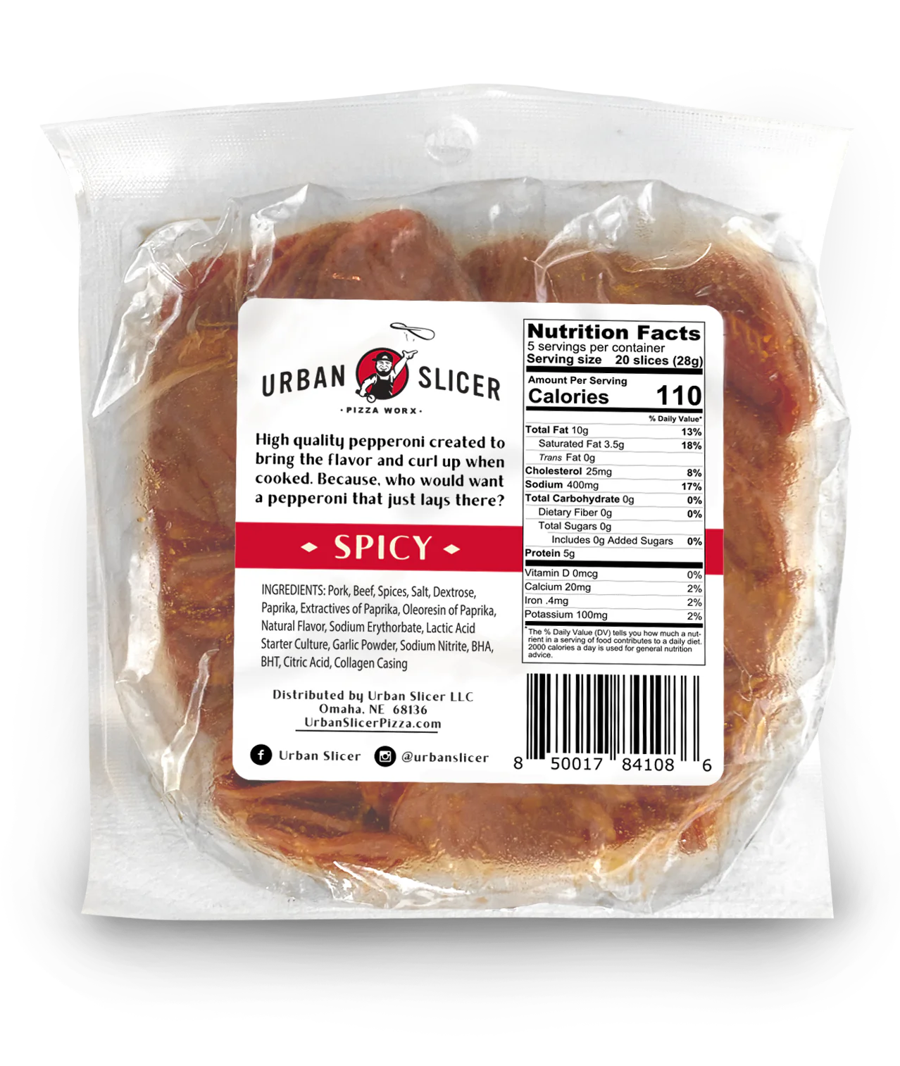 Urban Slicer | Cupping Pepperoni (Spicy)