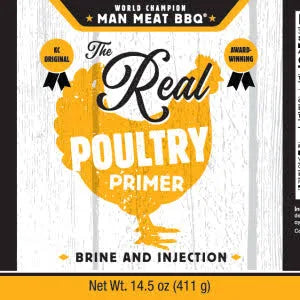 Man Meat BBQ | The Real "Poultry Primer" Brine & Injection