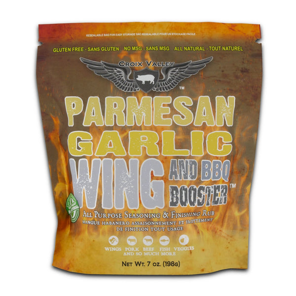 CROIX VALLEY PARMESAN GARLIC WING AND BBQ BOOSTER